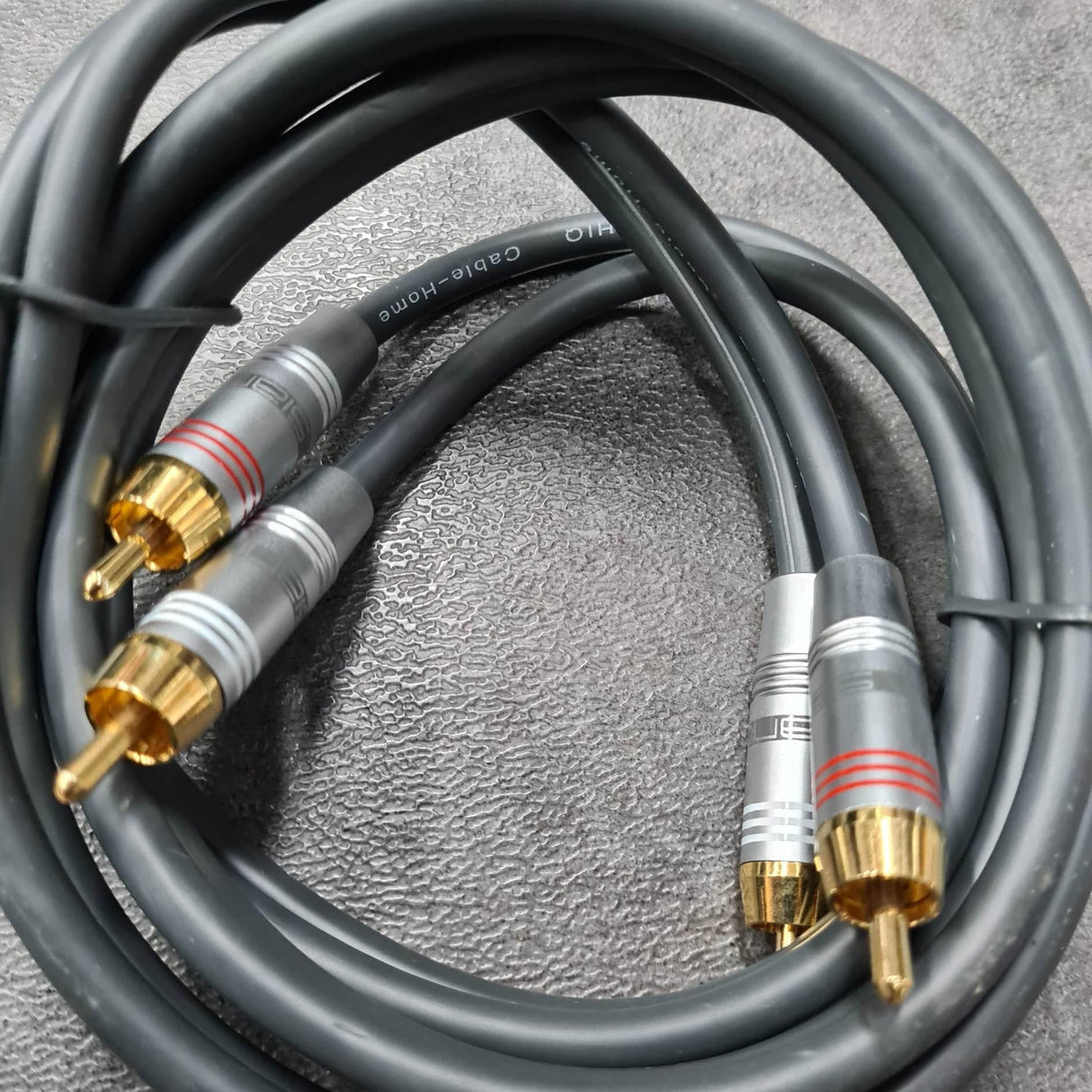 Cable RCA Gris 115cm - Sound Auto Concept