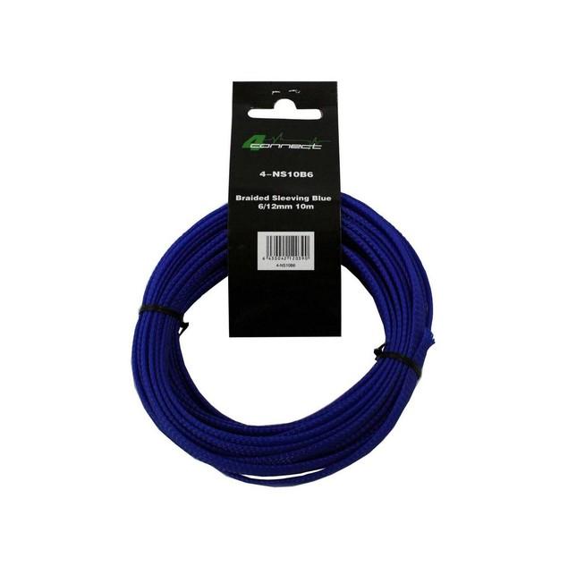 Nylon / tissu bleu 6 / 12mm 10m - Sound Auto Concept