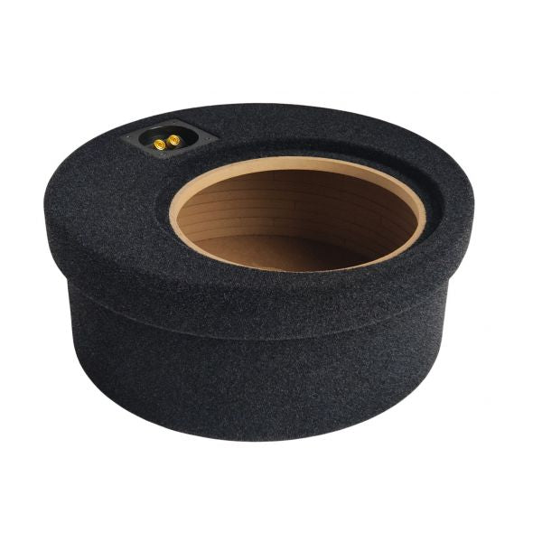 Custom-made enclosure for 17" spare tire