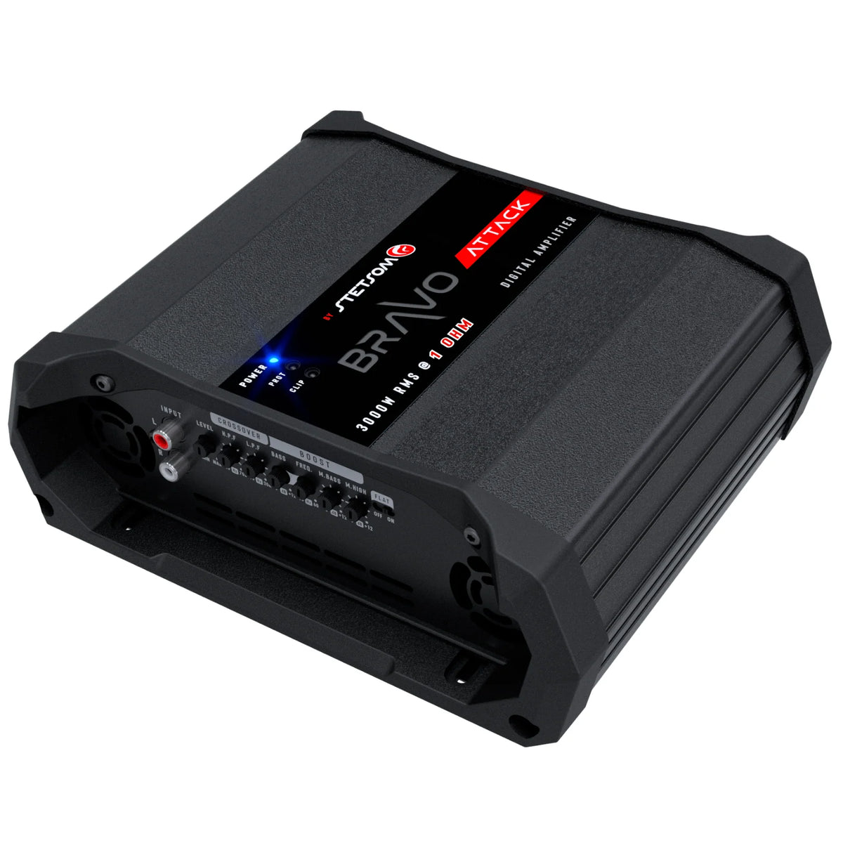 Stetsom BRAVO ATTACK 3000 – Amplificateur Mono Classe D 3000 WRMS 1 Ohm