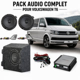 Gladen Mosconi SoundUp VW T6 – Kit Audio Plug & Play DSP 4 Canaux avec Caisson de Basses et Haut-Parleurs Gladen Apperance