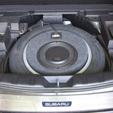 Custom-made enclosure for 17" spare tire