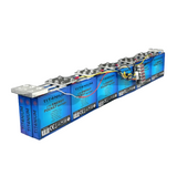 Batterie LTO Prismatique 14,4V 60Ah 18 Cellules Flat avec BMS et Bus Bar 69x6,5x11 cm