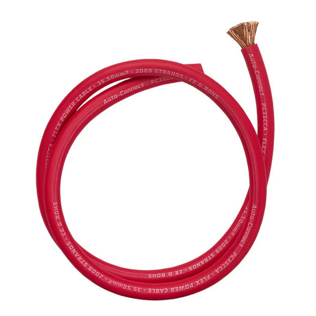Câble d'alimentation Pure CCA 35,5 mm², rouge