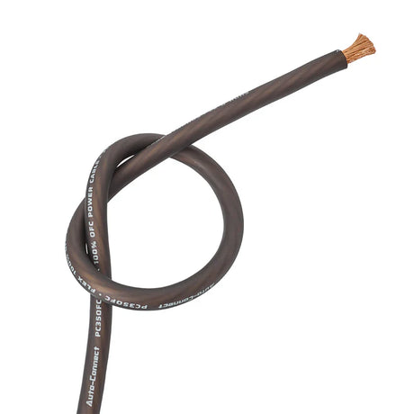 Bobine câble d'alimentation OFC pur 35,5 mm², noir  30 mètres - Sound Auto Concept