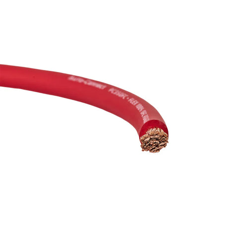 Câble d'alimentation OFC pur 35,5 mm², rouge