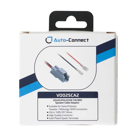 Connecteur haut-parleur médium/aigu Volvo/Polestar VO02SCA2 (paire)