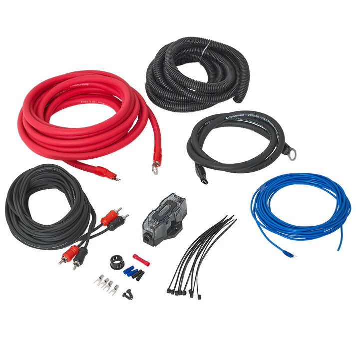 Kit de câblage Pure CCA 21,6 mm² (4 AWG) complet avec RCA - PWK21CCA