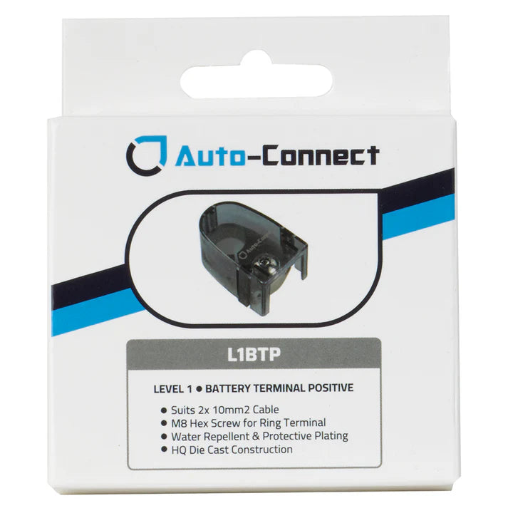 Borne de batterie positive M8 + 2x10 mm² - L1BTP