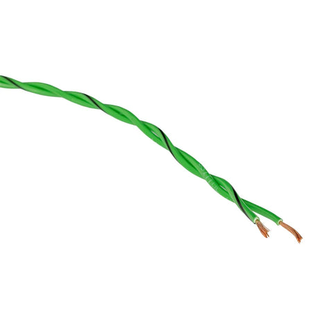 L2SCT208IGN – Lautsprecherkabel verdrillt 2 × 0,8 mm² Grün Spule 100 m
