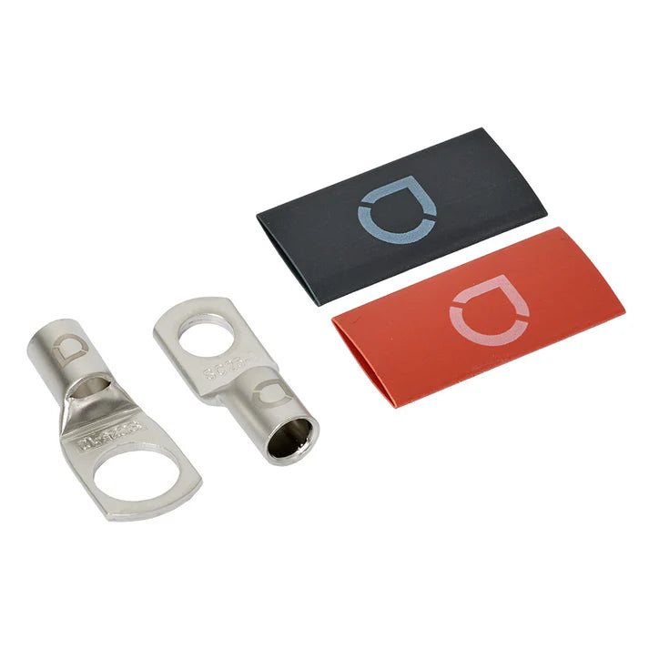 Cosse à anneau 21 mm² M8/M12 niveau 2, rouge/noir