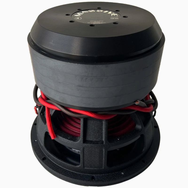 Massive Audio BOA121R – Subwoofer 30 cm 8000 WRMS 90 dB Double Bobine 1 Ohm