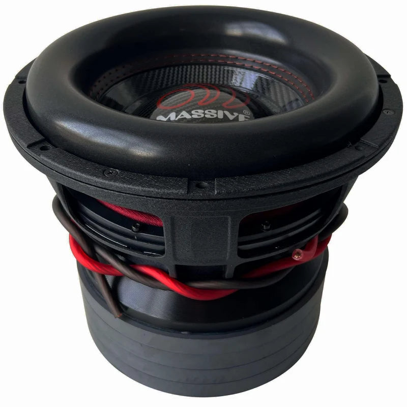 Massive Audio BOA121R – Subwoofer 30 cm 8000 WRMS 90 dB Double Bobine 1 Ohm