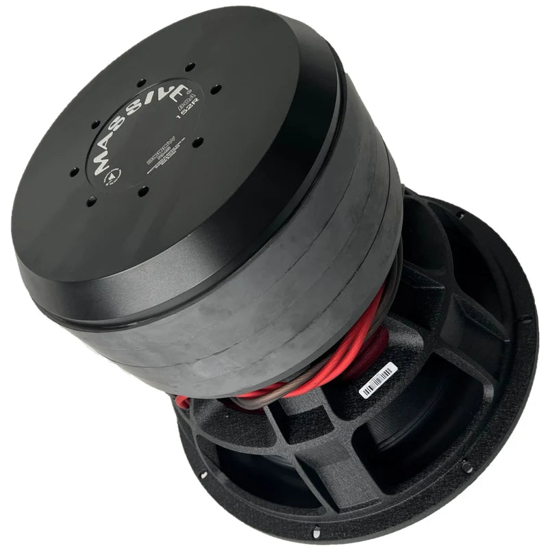 Massive Audio BOA152R – Subwoofer 38 cm 8000 WRMS 90 dB Double Bobine 2 Ohm