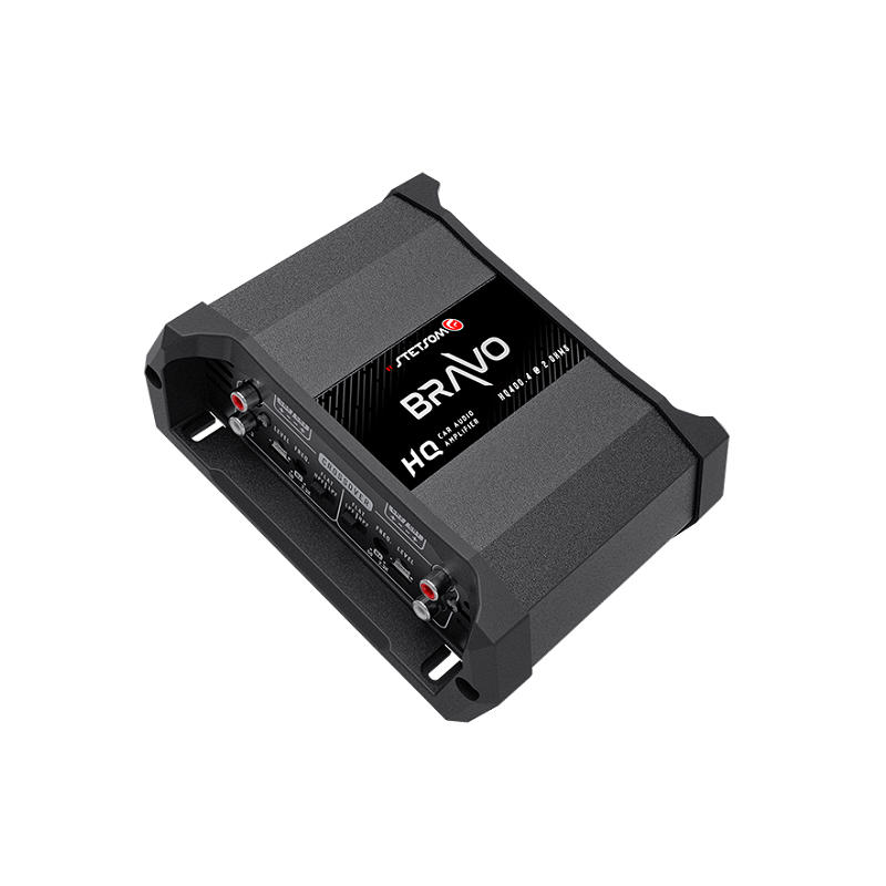 STETSOM BRAVO HQ400.4 – Amplificateur 4 canaux Classe D 4 × 105 WRMS 2 Ohm
