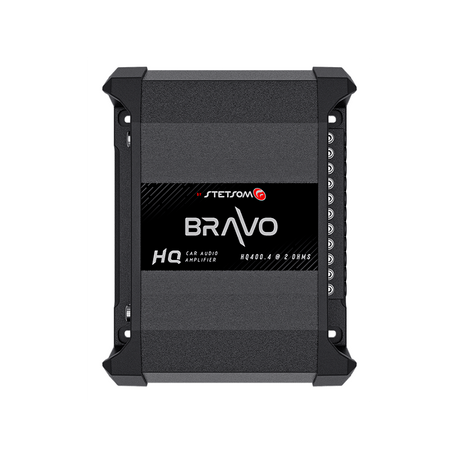 STETSOM BRAVO HQ400.4 – 4-Kanal-Class-D-Verstärker 4 × 105 WRMS 2 Ohm