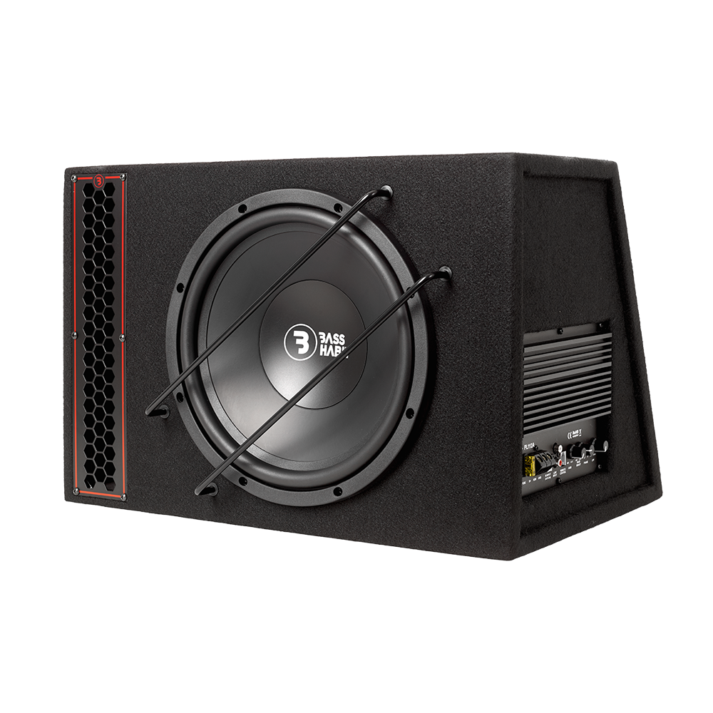 Subwoofer 30 cm actif « Play PL112A » – caisson de basse amplifié voiture | kit sono voiture