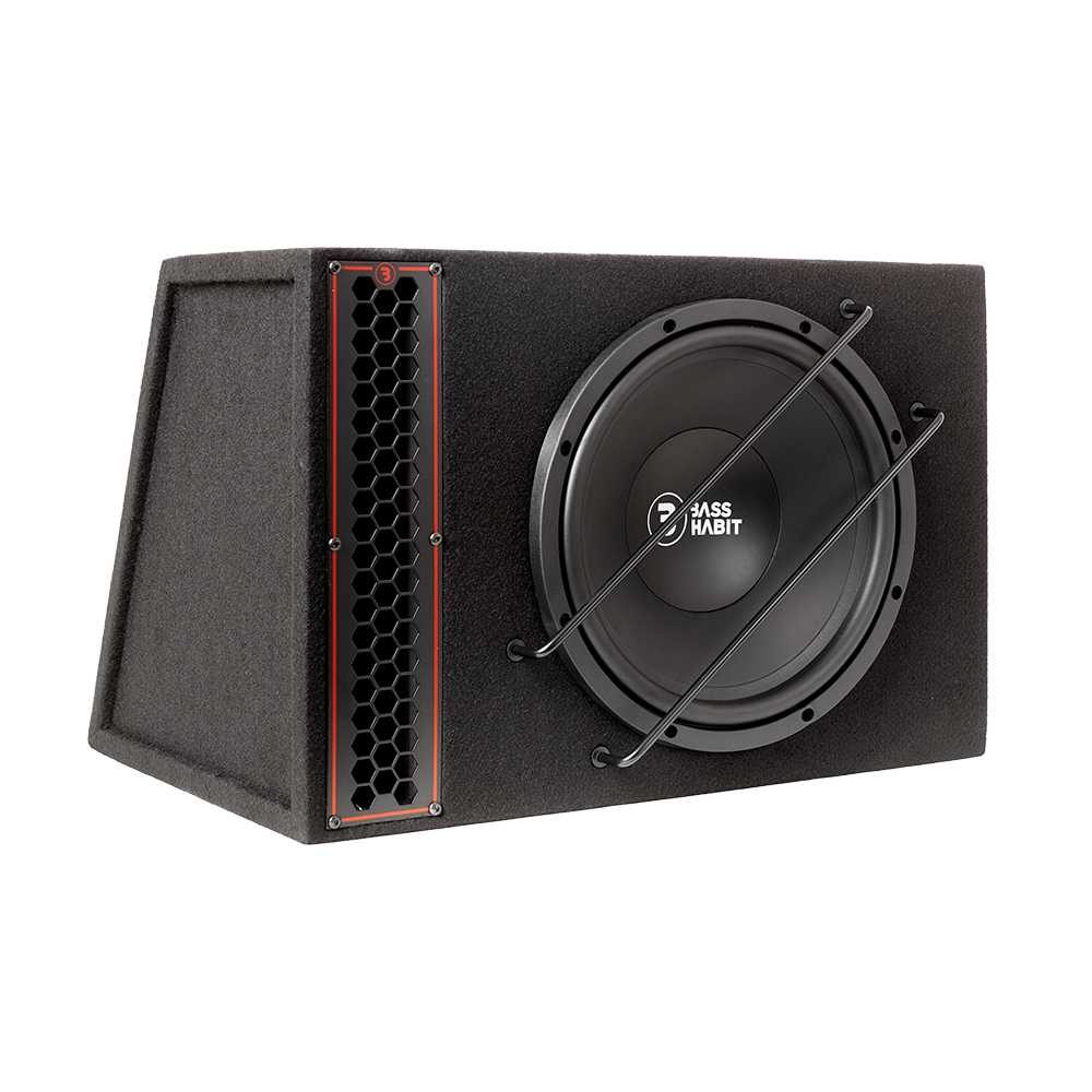 Subwoofer 30 cm actif « Play PL112A » – caisson de basse amplifié voiture | kit sono voiture