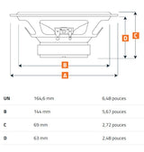 UNO K 165 exploded view kit 