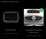 Pack autoradio Carplay Pionner 9" pour RENAULT CLIO 3 / 2005 - 2014