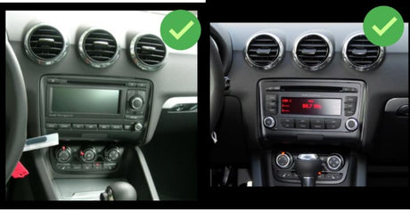 Pack autoradio Carplay Pionner 9" pour AUDI TT (B7) 2006-2014