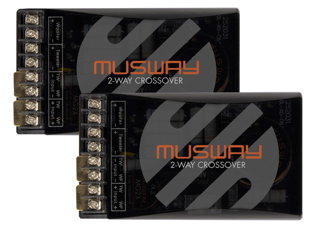 Musway MG6.2C - Kit 2 Voies Séparé 6,5" 125W RMS 4 Ohms - MEILLEUR PRODUIT