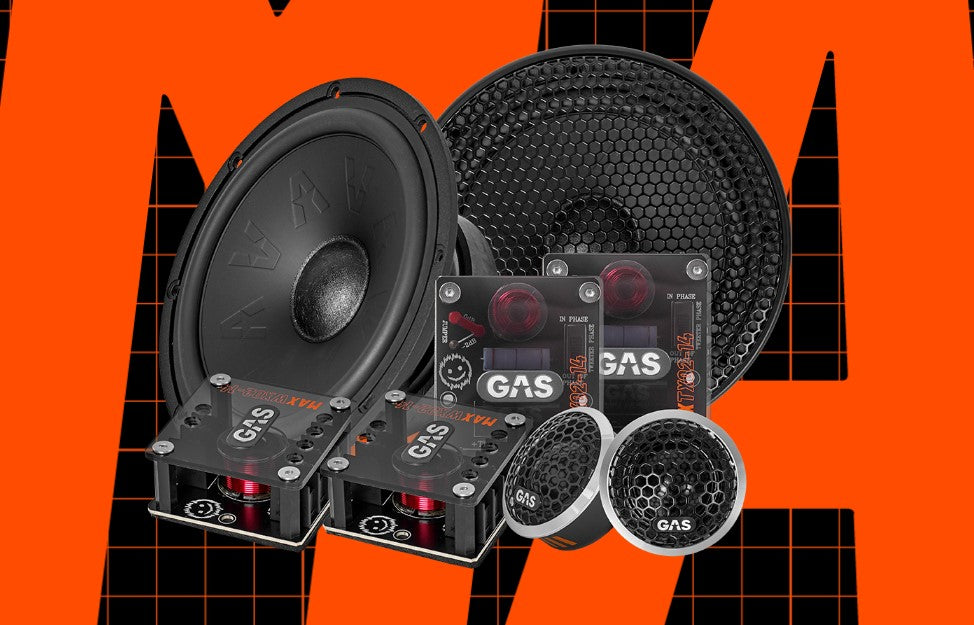 GAS MAX K2-64 - Kit haut-parleurs 2 voies 16,5 cm (6,5") 130W RMS
