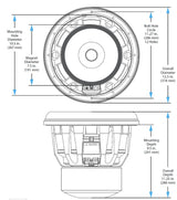 JL Audio 12W7AE-3 – Subwoofer 30 cm 1000W RMS 3Ω Série W7AE
