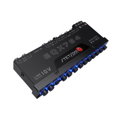 STETSOM EQX764 – 7-Band-Equalizer 6 Ausgänge 10 V RMS