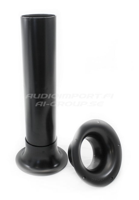 Évent Aéroport 3" Noir pour Caisson de Basse – Kit Réflexe 69 mm
