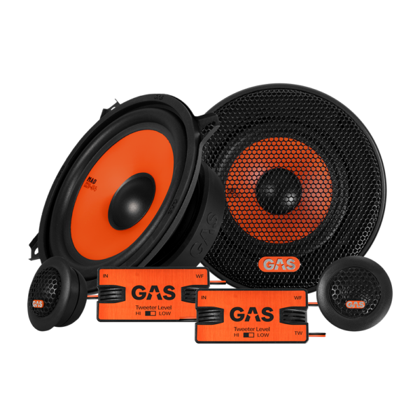 GAS MAD  K2-54 - Kit 2 Voies Séparé 5,25" 90W RMS 4 Ohms