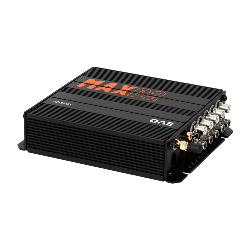 GAS MAX D2-610BT - Processeur DSP automobile 10 canaux avec Bluetooth 5.0