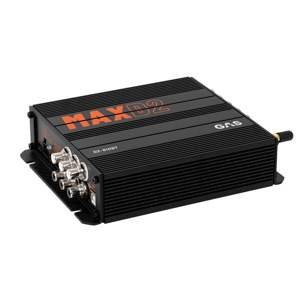 GAS MAX D2-610BT - Processeur DSP automobile 10 canaux avec Bluetooth 5.0