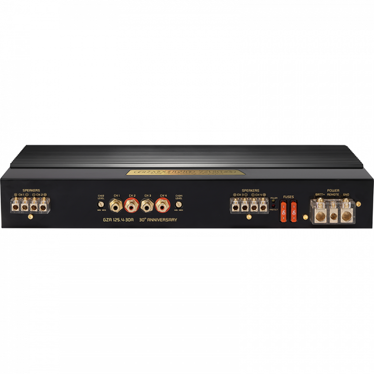 Amplificateur SQ 4 Canaux Classe A/B - 4x125W RMS  GZA 125.4-30A