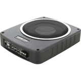 Caisson de Basses Actif Plat 8" – Subwoofer Sous Siège 180W avec Amplificateur Intégré - Sound Auto Concept