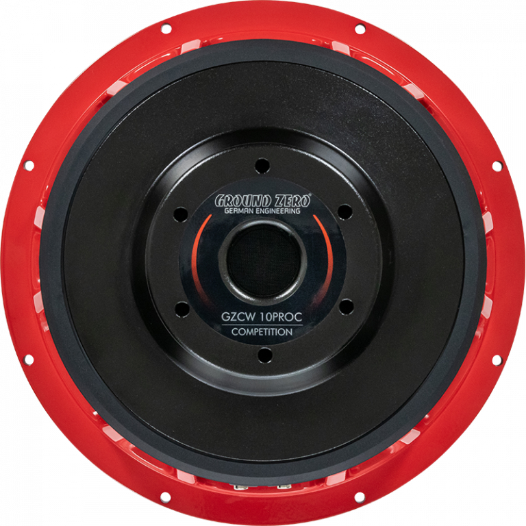 Haut-parleur médium-grave Ground Zero 25 cm / 10" SPL carbone 1000W