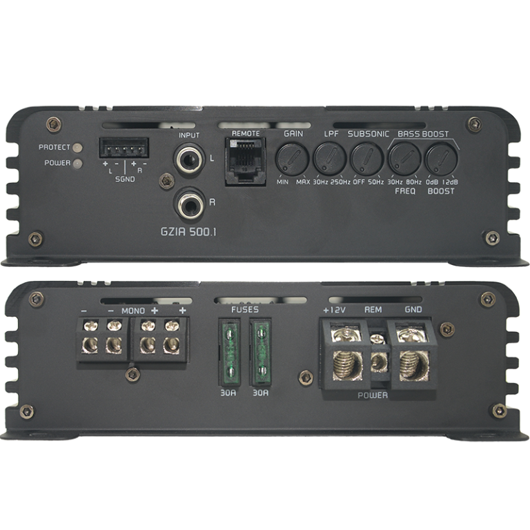 Amplificateur GZIA 500.1 - Sound Auto Concept