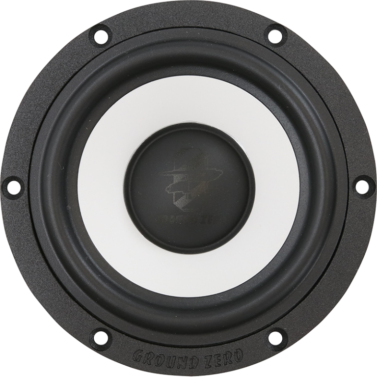 Ground Zero GZPM 80SQ-C – 2 Haut-parleur médium Plutonium 80 mm (70 W RMS)