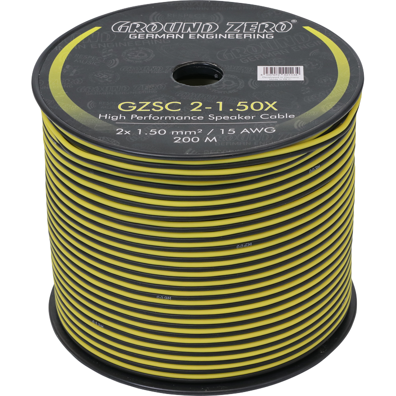 GZSC 2-1,50X - Câbles haut-parleur 1,50 mm²