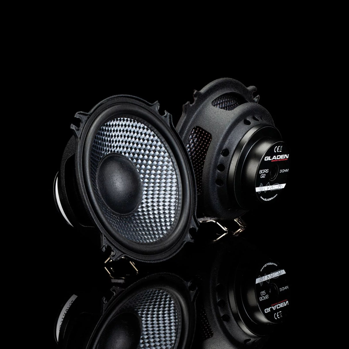 Gladen GA-80 RS-G2 - Haut-parleur de médium 80 mm 3 Ohms
