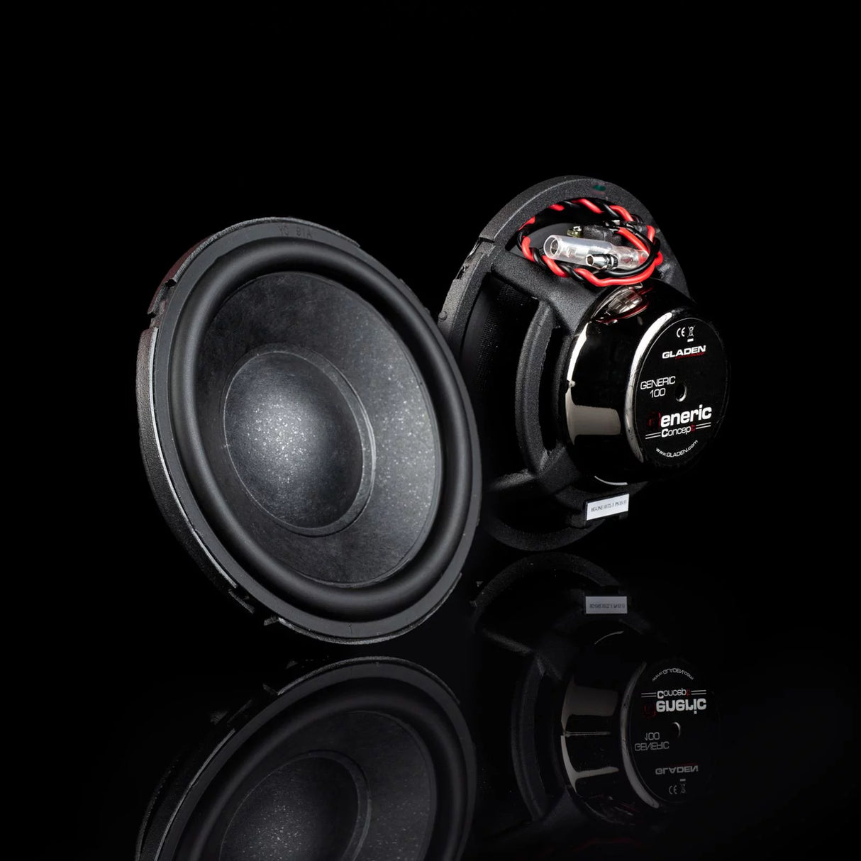 Gladen Generic 100 BMW – Haut-parleur médium 100 mm + bagues d’adaptation BMW & MINI - Sound Auto Concept