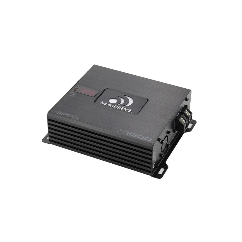 Massive Audio Hippo H1000 – Amplificateur Mono Classe D 1050 WRMS 1 Ohm
