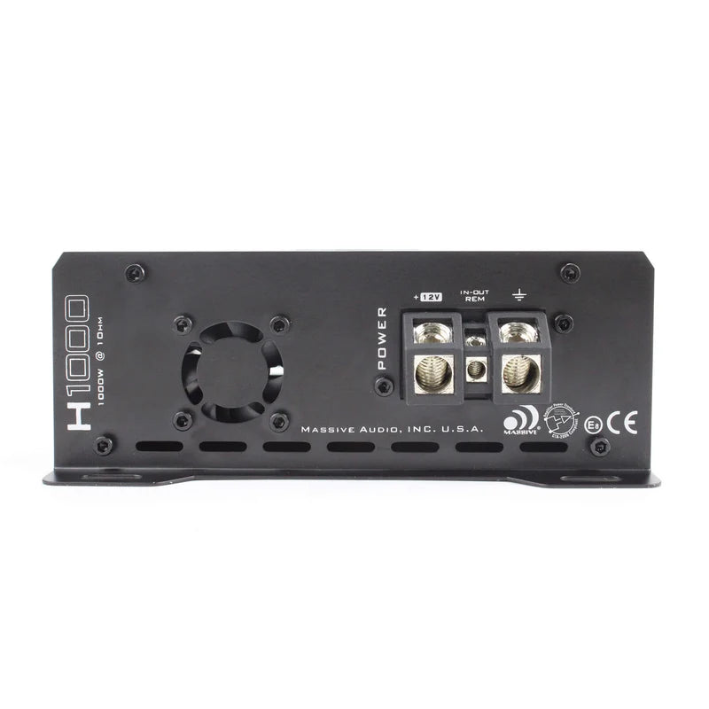 Massive Audio Hippo H1000 – Amplificateur Mono Classe D 1050 WRMS 1 Ohm