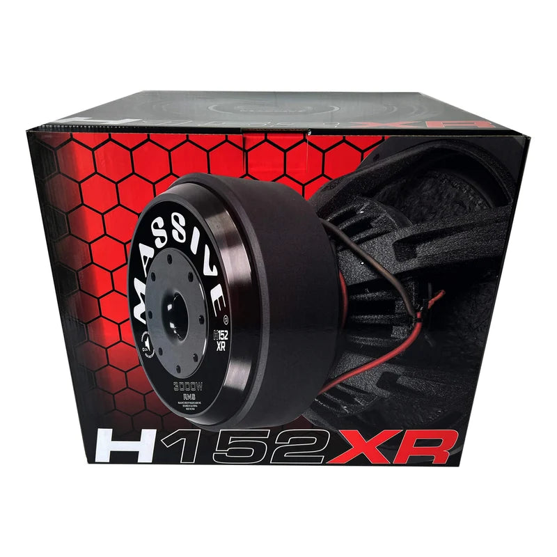 Massive Audio Hippo H152XR – Subwoofer 38 cm 3000 WRMS 87,7 dB Double Bobine 2 Ohm