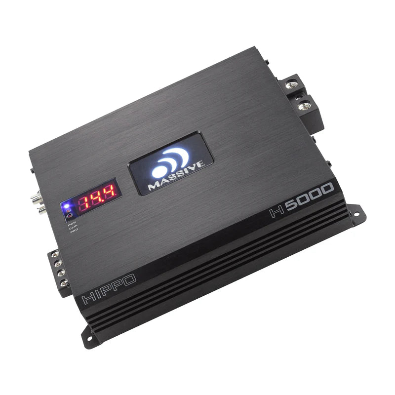 Massive Audio Hippo H5000 – Amplificateur Mono Classe D 5000 WRMS 1 Ohm