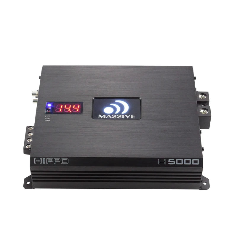 Massive Audio Hippo H5000 – Amplificateur Mono Classe D 5000 WRMS 1 Ohm