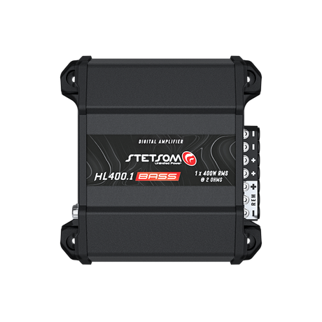STETSOM HL400.1 BASS – Monoblock-Subwoofer-Verstärker 420 WRMS 2 Ohm