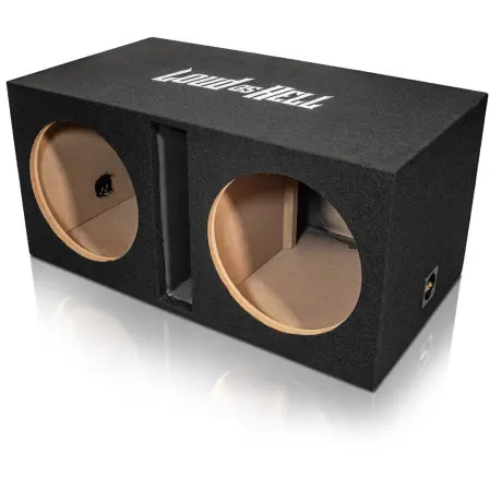 Caisson vide double 15" – Enceinte bass-reflex 173L pour 2 subwoofers 15 pouces