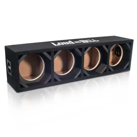 Loud as Hell LAH4x65KICK — Caisson haut parleur 4x6,5" Noir