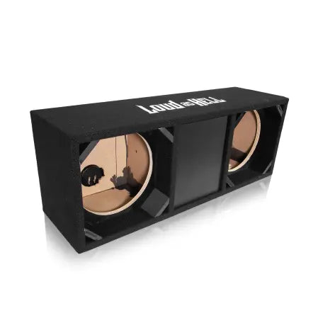 LOUD AS HELL 2x8" Pro Black – Caisson médiums-graves bass-reflex avec panneau tweeters